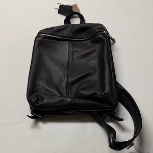Clark’s Black Leather Backpack